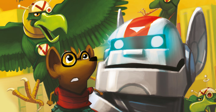 Ricky Ricotta's Superrobot en de Videovogels